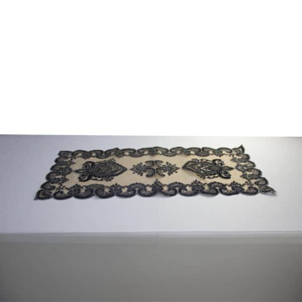 Organza Table Runner Brown