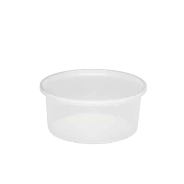 Disposable Plastic Tub with Lid 1000ml