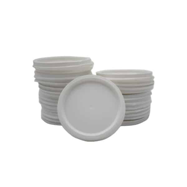 White Disposable Cup Lids 100s (250ml)