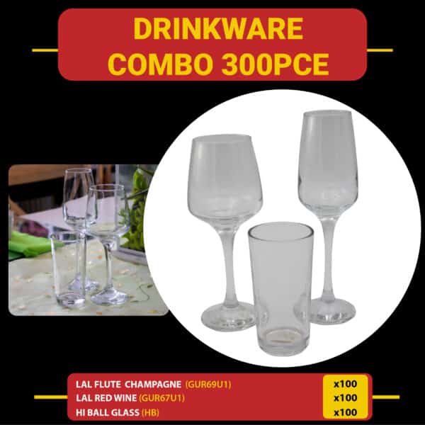 Drinkware Combo 100pce