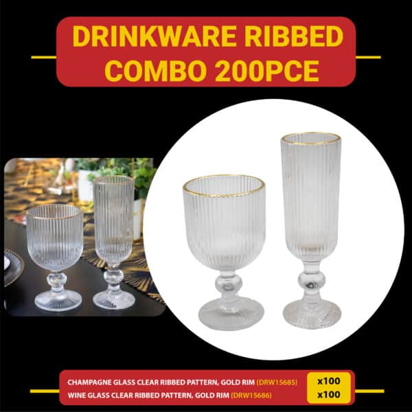 Ribbed Drinkware Combo
