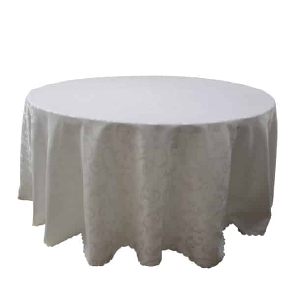 Round Flower Pattern Table Cloth