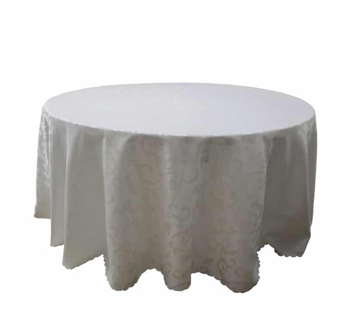 Round Flower Pattern Table Cloth