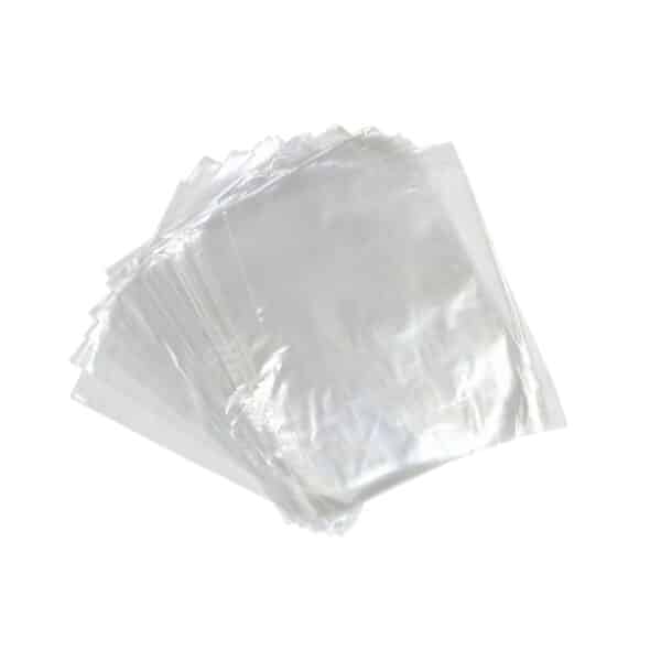 25x40cm unpunched clear bags