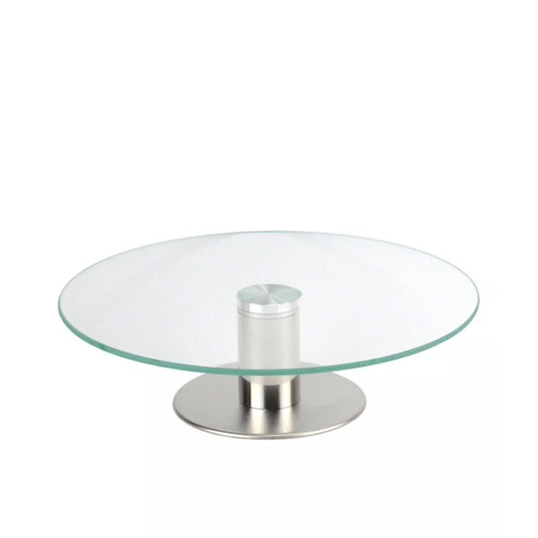 Glass Cake Turntable Lazy Susan 32cm
