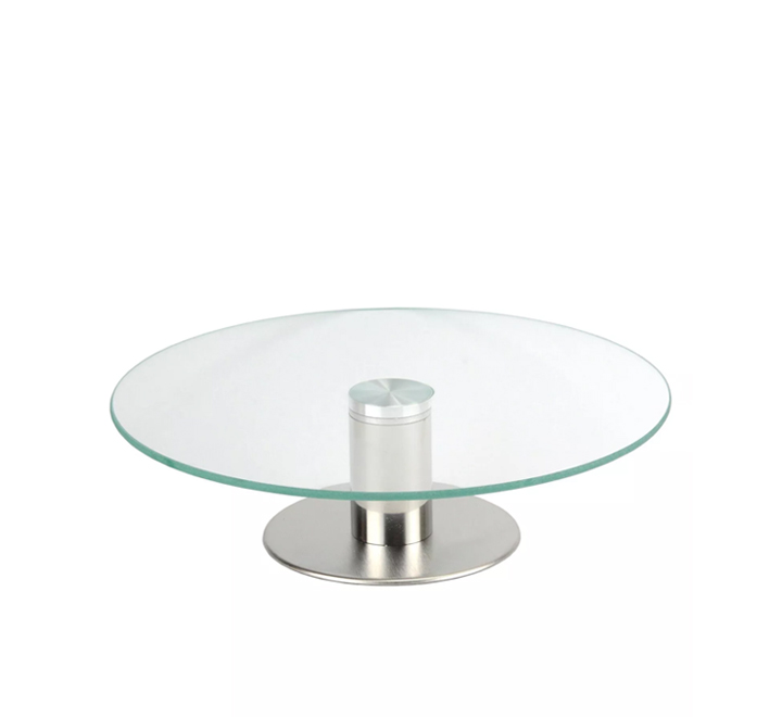 Glass Cake Turntable Lazy Susan 32cm