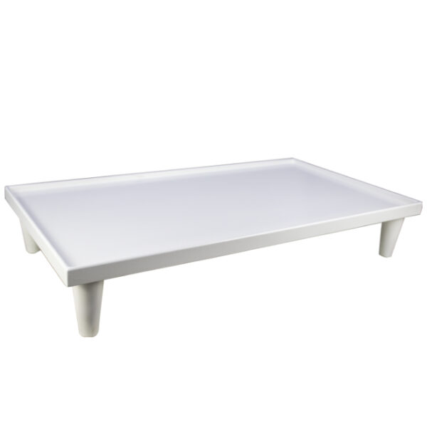 Large Wooden Table Riser White