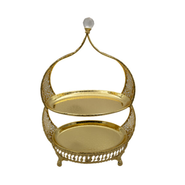 2 Tier Gold Display Stand