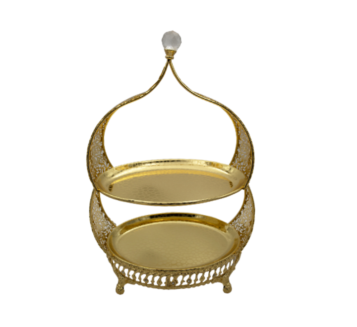 2 Tier Gold Display Stand
