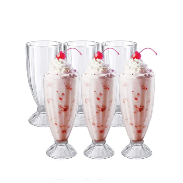 Milkshake Glasses 6pc (350ml)