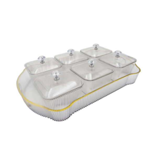 7pc Plastic Snack Server