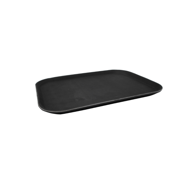 Bar Butler Non-Slip Rectangular Tray Black