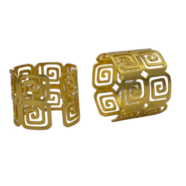 Napkin Ring Gold 4.5cm