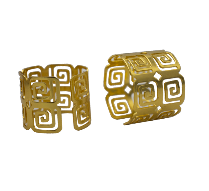 Napkin Ring Gold 4.5cm