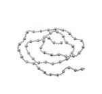 Silver Pearl String Beads