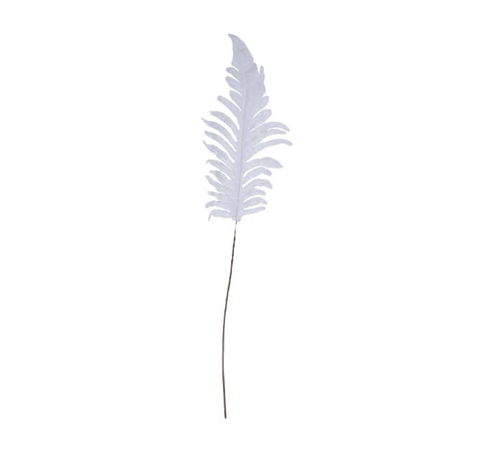 Artificial White Fern 140cm