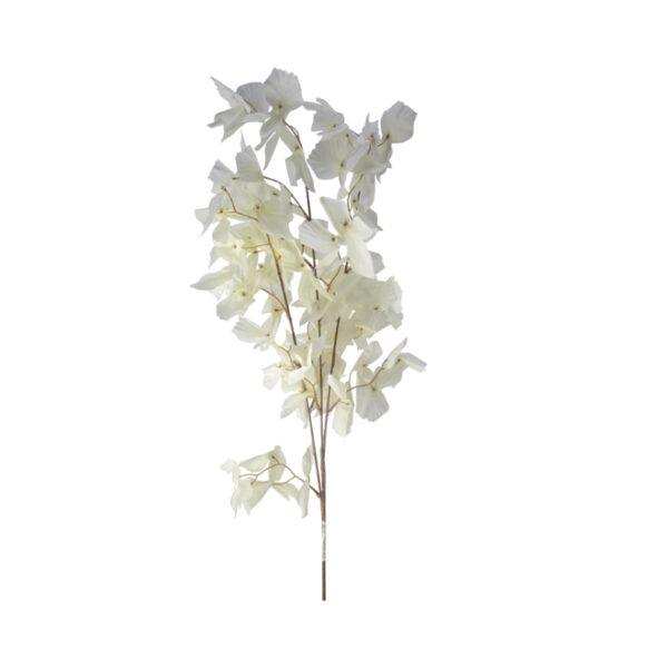 Artificial Pressed Orchid Cream 100cm