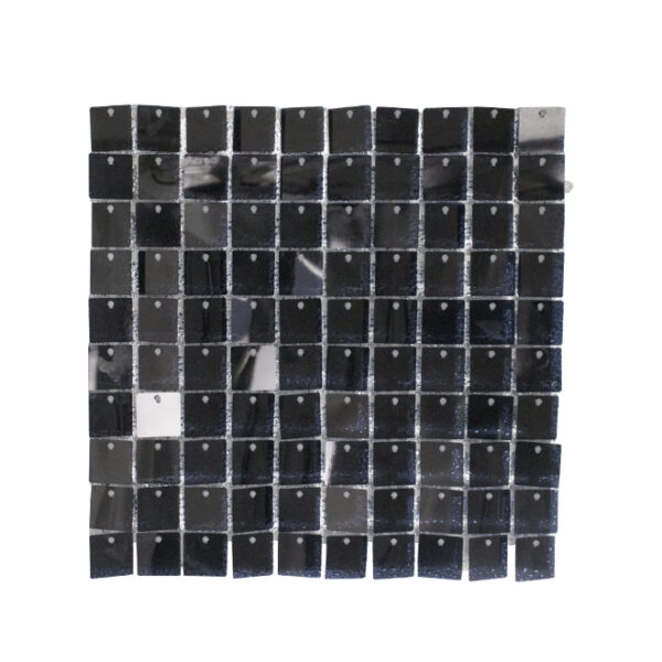 Black Sequin Wall Panel Clear Back