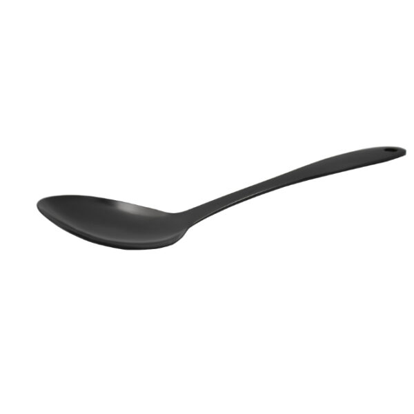 Black Round Serving Spoon