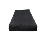 Black Round Table Cloth Flower Pattern