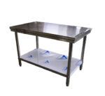 1.2m Prep Table with Under Shelf