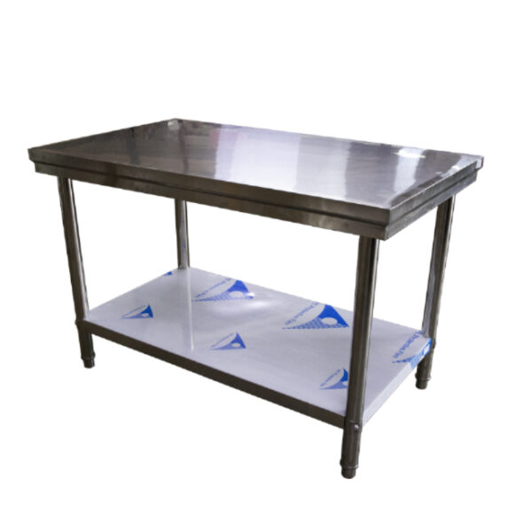 1.2m Prep Table with Under Shelf