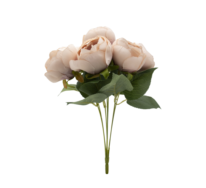 Dusty Pink Artificial Rose Bunch