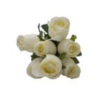 White Artificial Rose Bunch