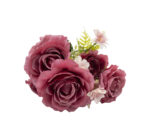 Dark Pink Artificial Rose Bunch