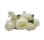 White Artificial Rose Bunch