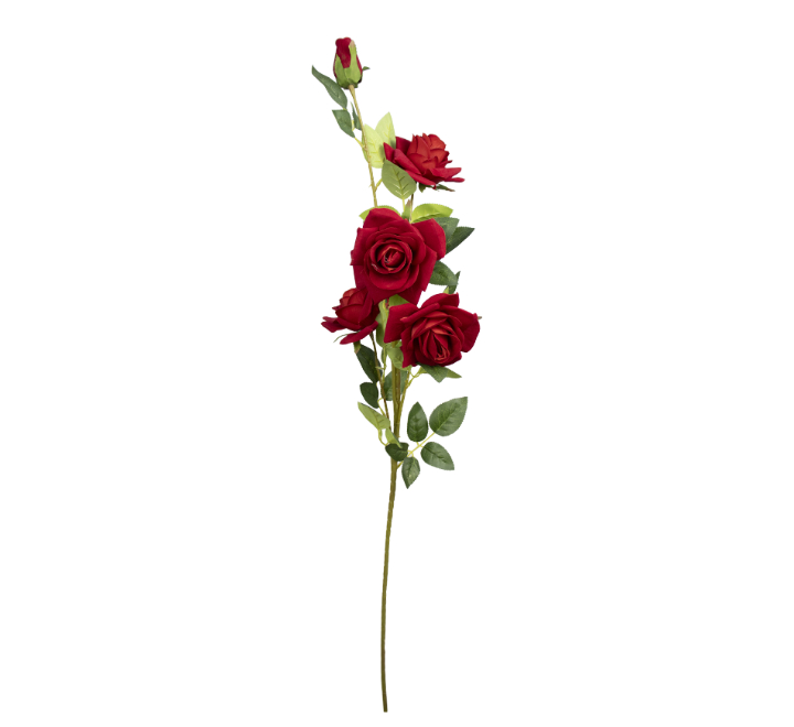 Artificial Red Roses on Long Stem