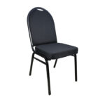 Round Top Banquet Chair Black