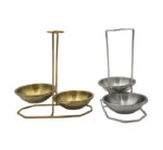 Metal Double Spoon Rest