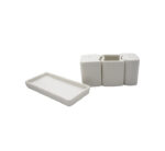 Salt & Pepper Set with Toothpick Holder and Stand