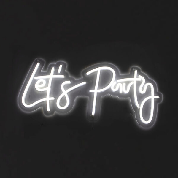 Let's Party LED Sign (Battery Operated)