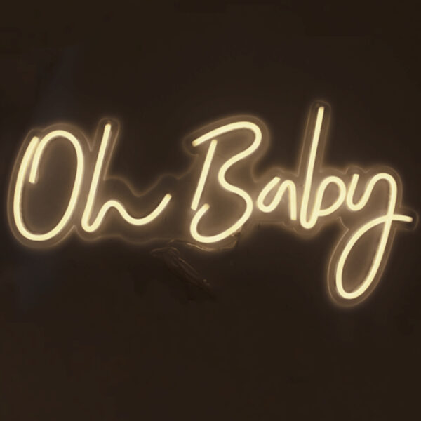 Oh Baby LED Sign (Battery Operated)