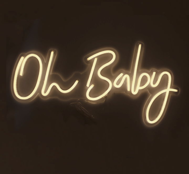 Oh Baby LED Sign (Battery Operated)