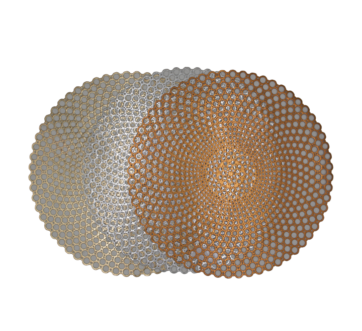 Circular Pattern Round Placemat