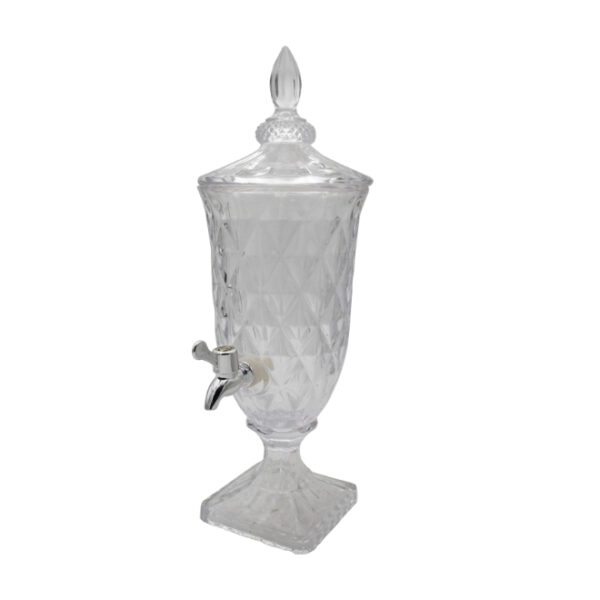 Clear Glass Juice Dispenser 2L