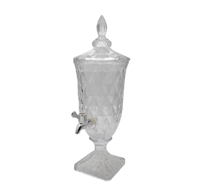 Clear Glass Juice Dispenser 2L