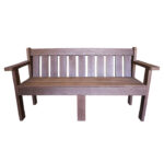 1.6m Royal Bench 3 Seater Brown