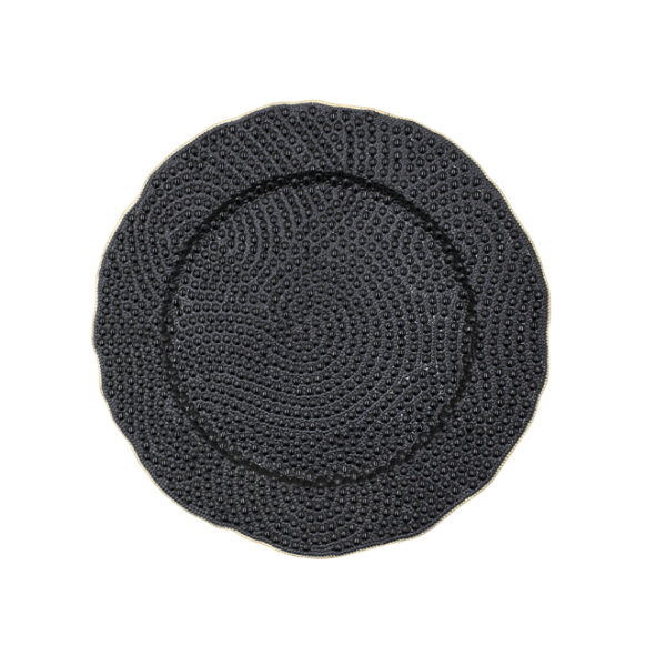 Plastic Dotted Underplate Black