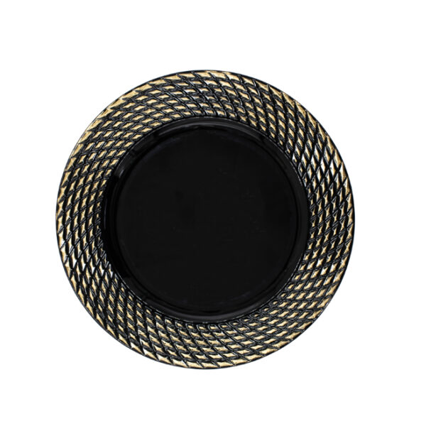 Plastic Underplate Weaved Pattern