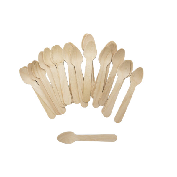 Wooden Dessert Spoons 100pc