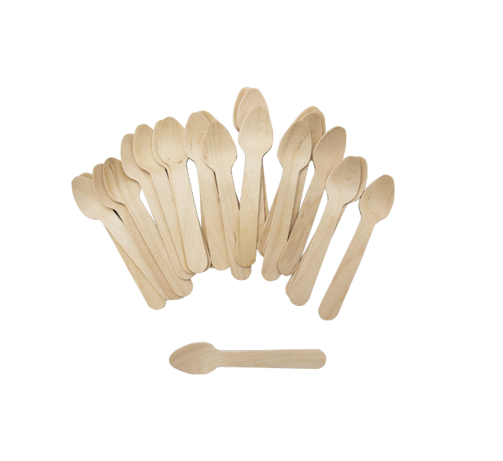 Wooden Dessert Spoons 100pc