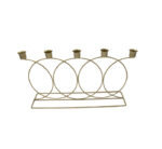 5 Holder Candle Stand Gold