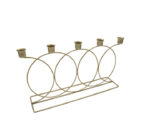 5 Holder Candle Stand Gold