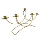 5 Holder Candle Stand Gold