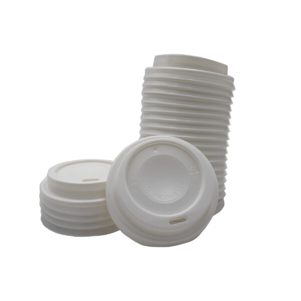 250ml White Cup Lids 50s (Sip Lids)