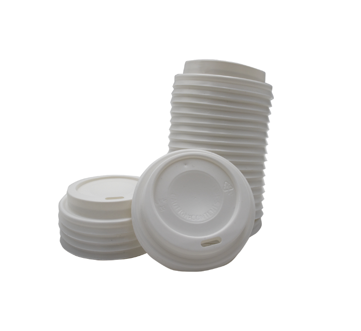 250ml White Cup Lids 50s (Sip Lids)